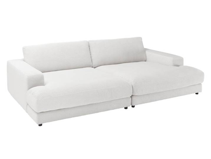 Pure Home Lifestyle Megasofa groß PURE 979 2.0, Weiß, Cord