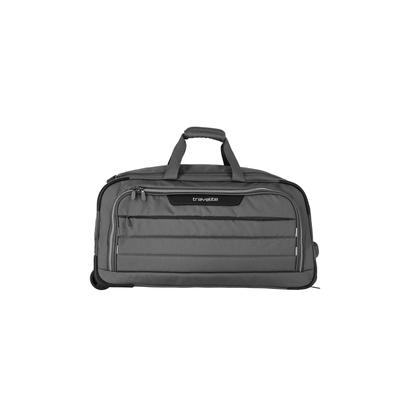 Reisetasche TRAVELITE "SKAII Rollenreisetasche Freizeittasche", Gr. B/H/T: 65cm x 31cm x 30cm, grau, Polyester, Taschen Reisetasche, mit leichtem Gewicht, Rollen und großer Öffnung – ideal für Reisen