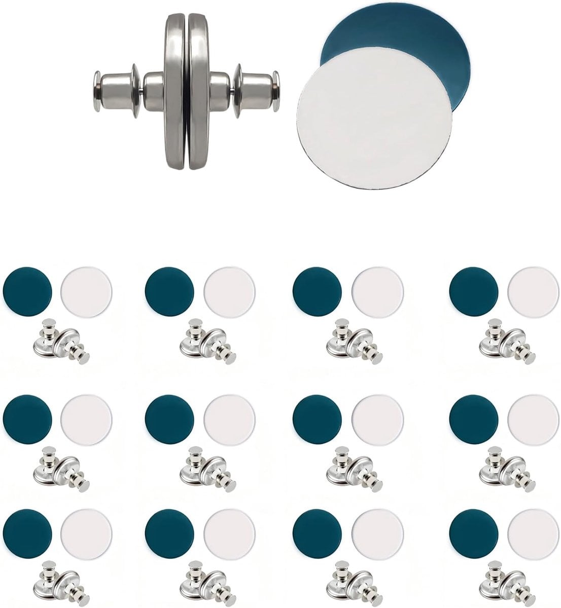 12 paar magnetische gordijnclips, afneembaar, ShopVlot