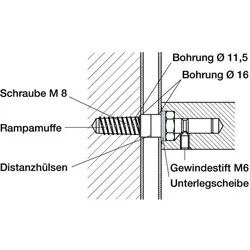 Montageset Holz-Alu