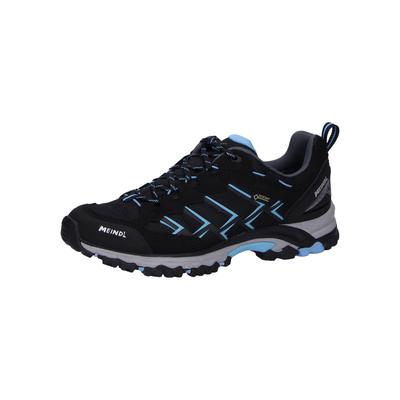 Wanderschuh MEINDL "Meindl Caribe Lady GORE-TEX", Damen, Gr. 37,5, Synthetik, Normalschaft, schwarz, Veloursleder, Schuhe Wanderschuh, Comfort fit mehr Platz im Vorfußbereich.Wasserdicht.