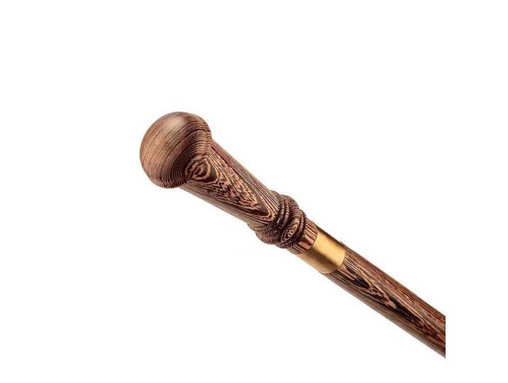 Bâton de marche en bois d'ébène, Rare canne ancienne chinoise, #06, meilleure collection et ornement