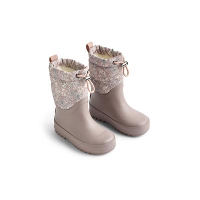 Winterstiefel WHEAT "WHEAT Thermo Snowboot Drizzle", Damen, Gr. 22, rosa (dry rose flowers), Gummi, Schuhe Winterstiefel
