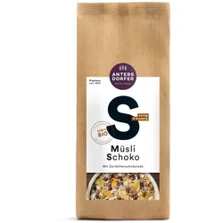 S - Müsli Schoko - Zartbitterschokolade 375g