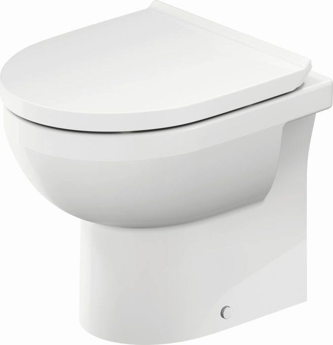 Duravit No. 1 Stand-Tiefspül-WC 2184092000 37x48cm, 4,5 l, Abgang waagerecht, Rimless, weiß Hygiene Glaze