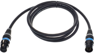 Sommer Cable DMX cable black 1,5m 5 Pol. Schwarz