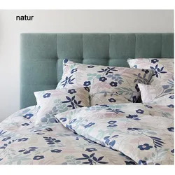 Elegante Bettwäsche Selection - 155x220 cm + 40x80 cm	natur