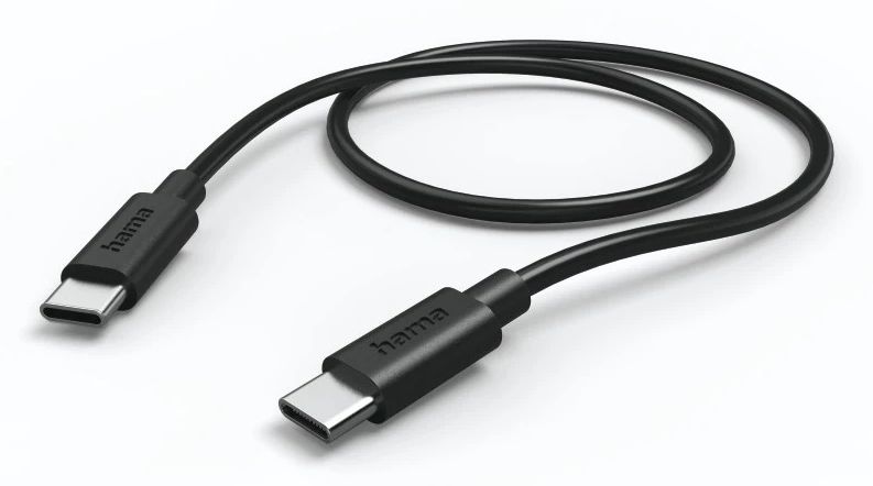 Hama 201732 0,48 Gbit/s Stecker USB C auf USB C 0,75 m (Schwarz, Weiß) 00201732