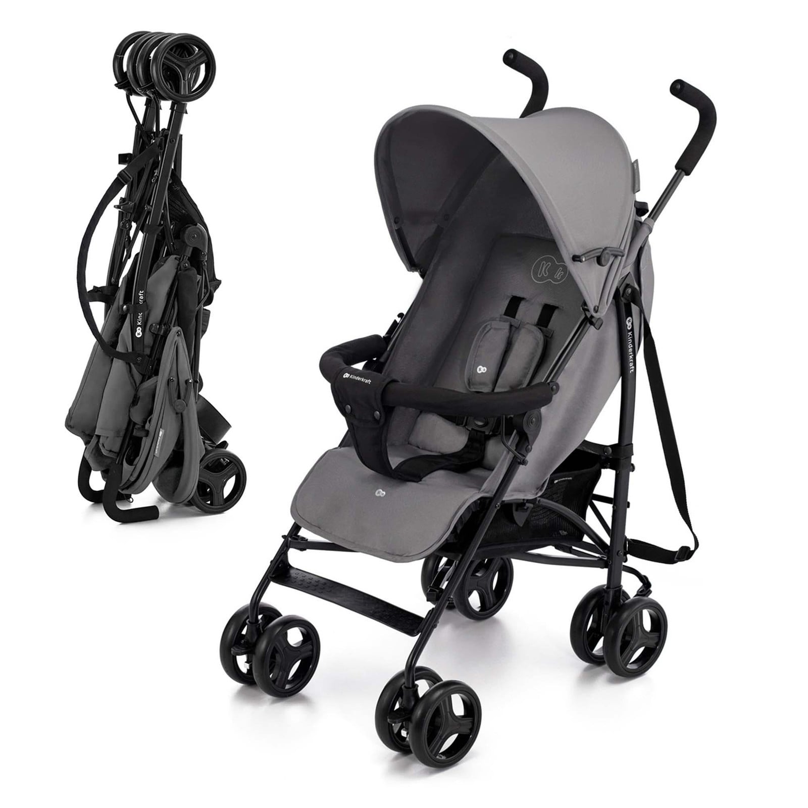 Kinderkraft TIK lichtgewicht kinderwagen - grijs