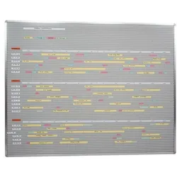 EICHNER Einstecktafel »Visiplan« 160 x 130 cm (73 Schienen)