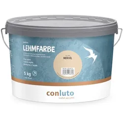 conluto Lehmfarbe Mergel - 5 kg Eimer