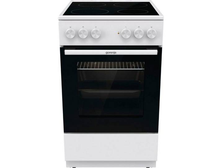 GORENJE Elektro-Standherd GEC5A21WG, Aqua Clean, PerfectGrill. Gleichmäßige knusprige Ergebnisse
