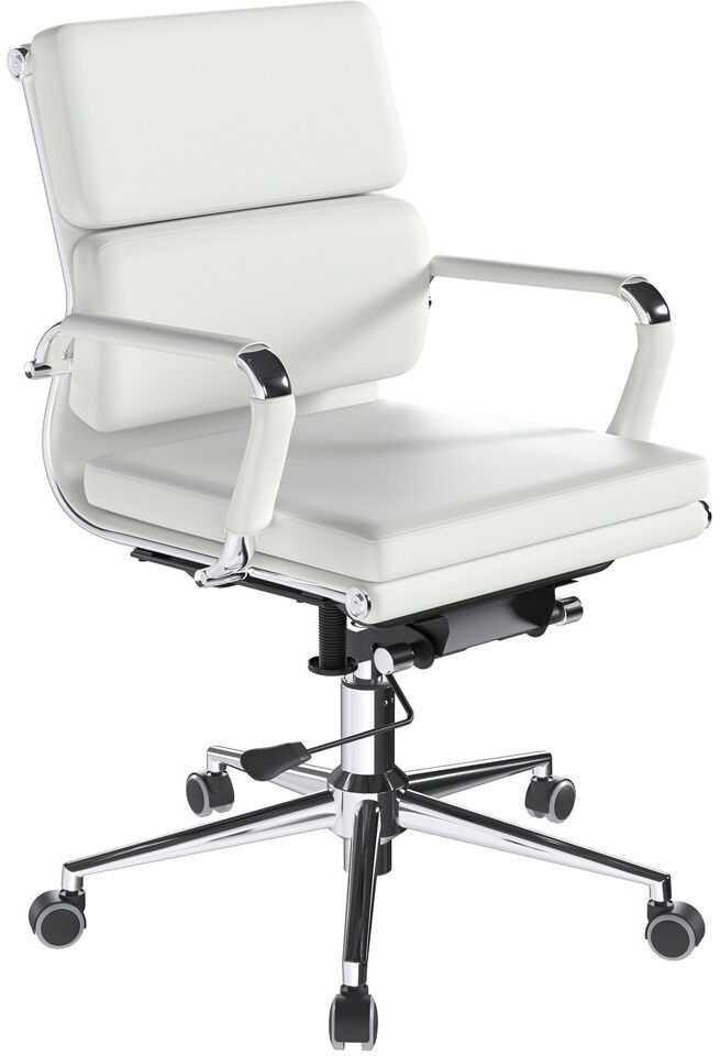 Brayden Studio Bisente Office Chair White 490cm W X 495cm D
