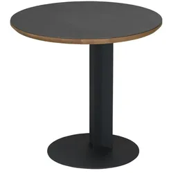 Wohnwert Beistelltisch  Ardesia , grau , Maße (cm): H: 43  Ø: 50
