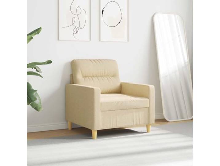 KTHLBRH Sessel, Creme, 60 cm, aus Stoff Gestell aus Metall, Polsterung aus Schaumstoff, maximale Traglast 110 kg, modernes Design