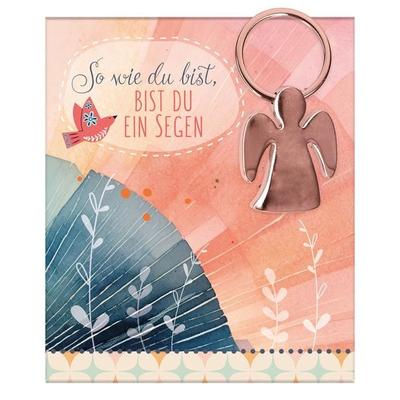 Engel-Schlüsselanhänger - So wie du bist, bist du ein Segen