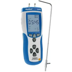 PEAKTECH 5145 - Differenzdruckmessgerät, 1,0 bis 80 m/s