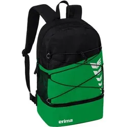 ERIMA Rucksack SIX WINGS multi-functional backpack, Größe ONE SIZE in Grün Grün