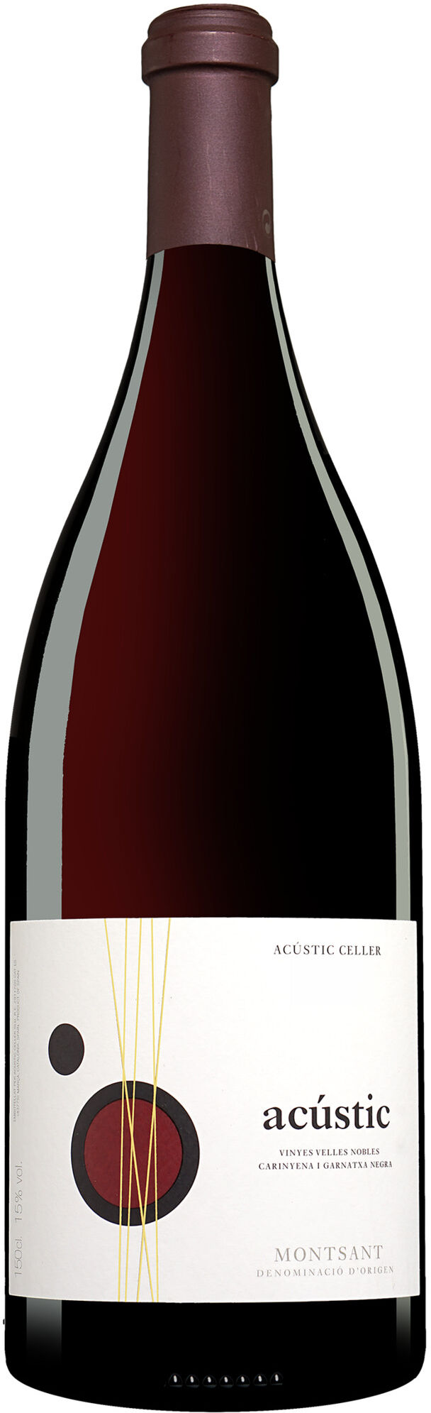 Acústic Celler Acústic Negre - 1,5 L. Magnum 2022 15% Vol. Rotwein Trocken aus Spanien