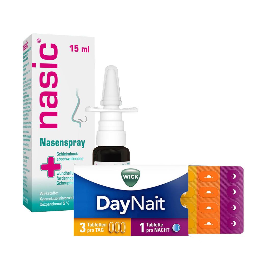 nasic Nasenspray + Wick DayNait 1 St Kombipackung