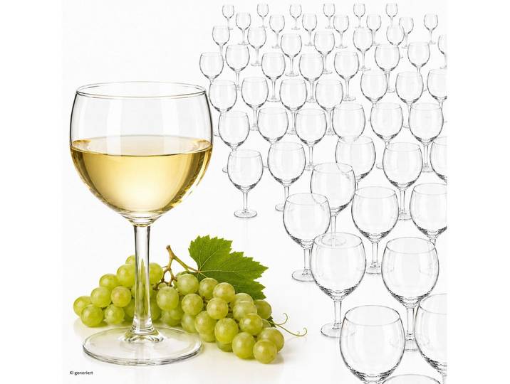 MamboCat Weinglas 120x Ballon Weingläser 250ml Wasserglas Rotweinkelch Weißwein Gastro, Glas