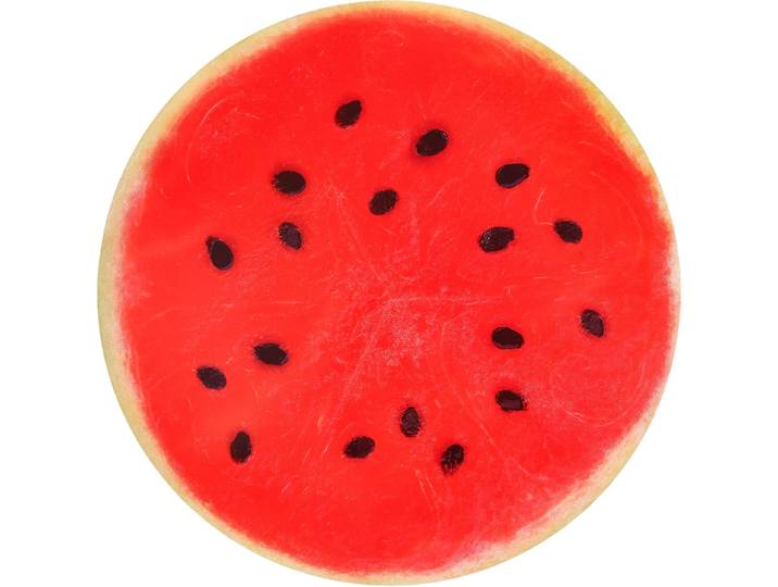 Platzset STUCO Summer Fruits Melone , rot, 6 Stk., Polypropylen, Obermaterial: 100% Polypropylen, Platzsets, Platzset, rund