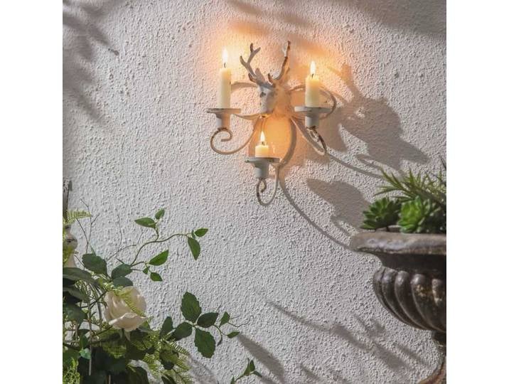 Porte-bougie mural, porte-bougie en fer, ornement de décoration murale pour hôtel et restaurant, bougie