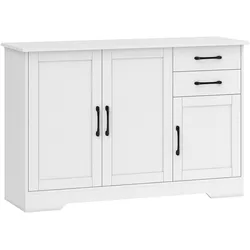 SIDEBOARD Spanplatte MDF Weiß