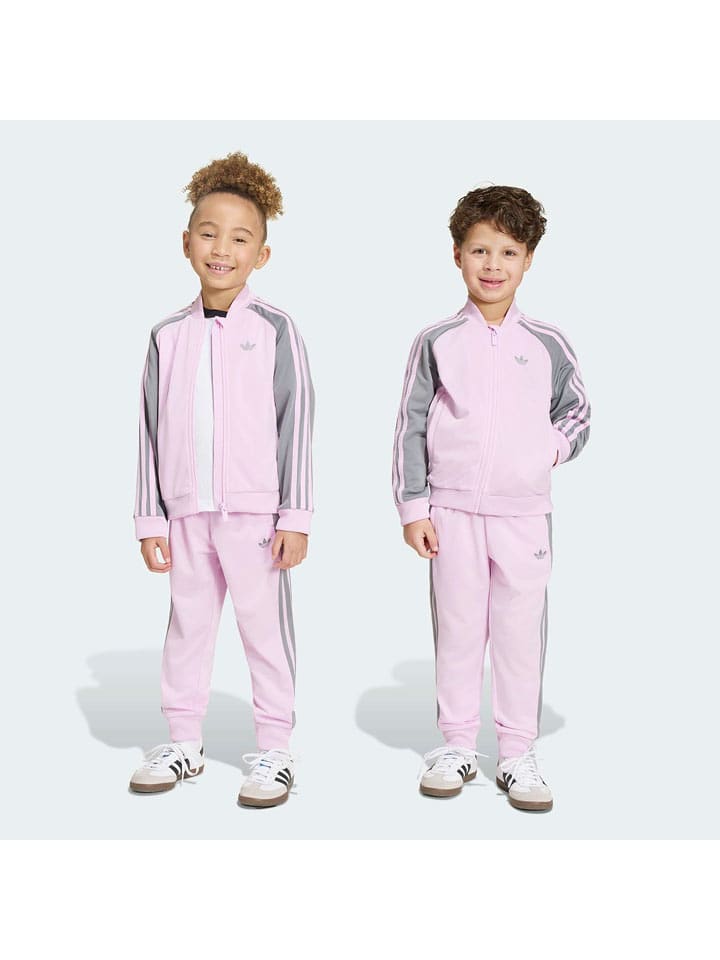 adidas 2tlg. Outfit in Rosa - 128