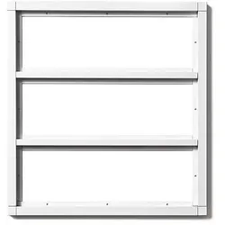 Siedle&Söhne Kombirahmen weiß KR 613-3 W