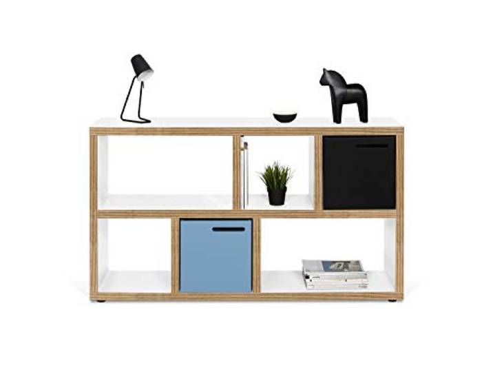 TEMAHOME Berlin Konsole, Wabenkonstruktion, Weiss lackiert mit Multiplexkante, 150 x34 x83 cm (LxBxH)