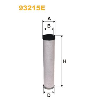 WIX FILTERS Sekundärluftfilter 93215E für Volvo