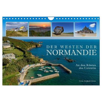Der Westen der Normandie – An den Küsten des Cotentin (Wandkalender 2027 DIN A4 quer), CALVENDO Monatskalender