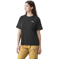 Picture Damen T-Shirt Timont Tech Tee Black - L - L
