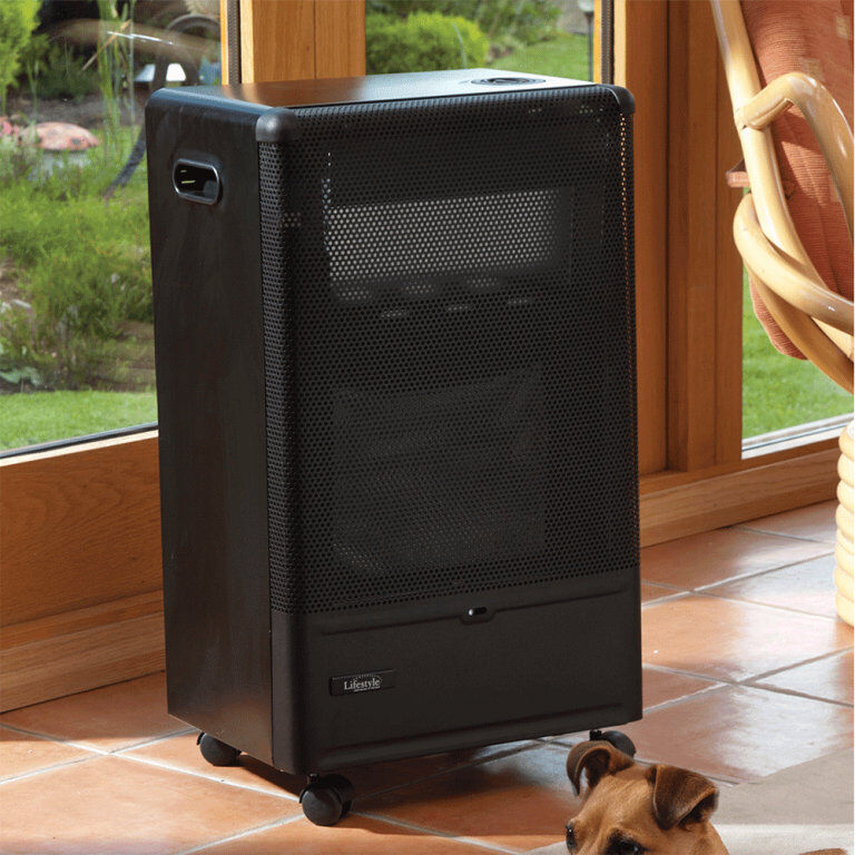 Symple Stuff 4200W 14331 BTU Butane Gas Cabinet Space Heater 70cm H X 40cm W X 29cm D