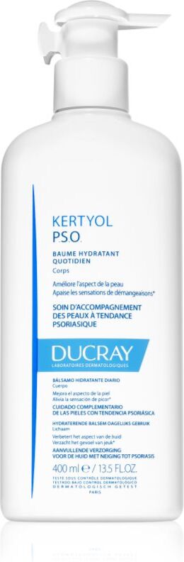 Ducray Kertyol P.S.O. feuchtigkeitsspendendes Körperbalsam Gegen Reizungen und Jucken der Haut 400 ml