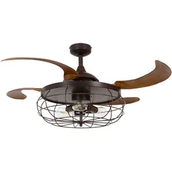 Deckenventilator Fanaway Industri Bronze mit Licht