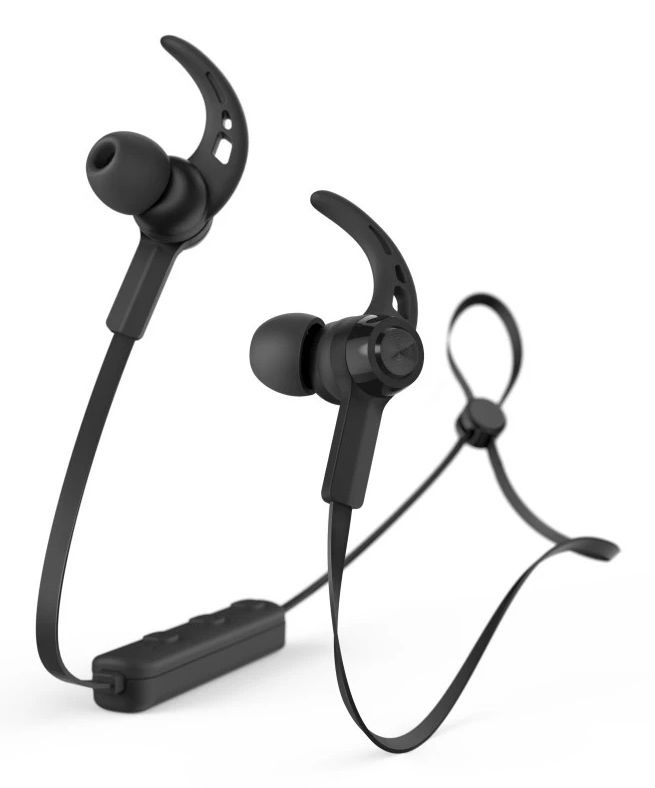 Hama In-Ear Bluetooth Kopfhörer kabellos 6 h Laufzeit 221777 Freedom Run III (Schwarz) 00221777
