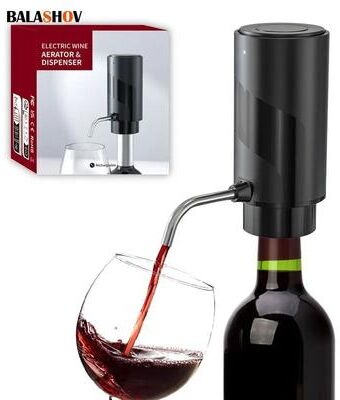 Uplifted Finds Rechargeable Electric Wine Aerator Dispenser One Touch Decanter Rechargeable Electric Wine Aerator Dispenser One Touch Decanter