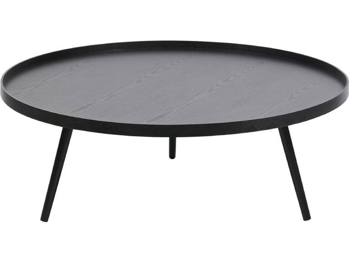 WOOOD Mesa Bijzettafel XXL - Hout - Zwart - 36xØ100