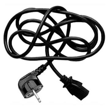 Logo Netzkabel 23 Netzkabel, CEE7 (Stecker) - C13, 2m, VDE approved, schwarz (2 m) (41919785)