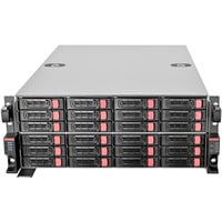 SST-RM43-324-RS, Rack, Server-Gehäuse schwarz/rot, 4 Höheneinheiten