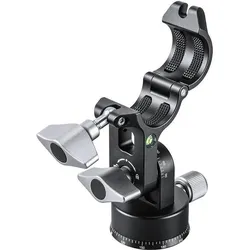 Leofoto HS-22 Auslegeneiger für Mittelsäulen 22mm (Stativadapter), Stativ Zubehör, Schwarz