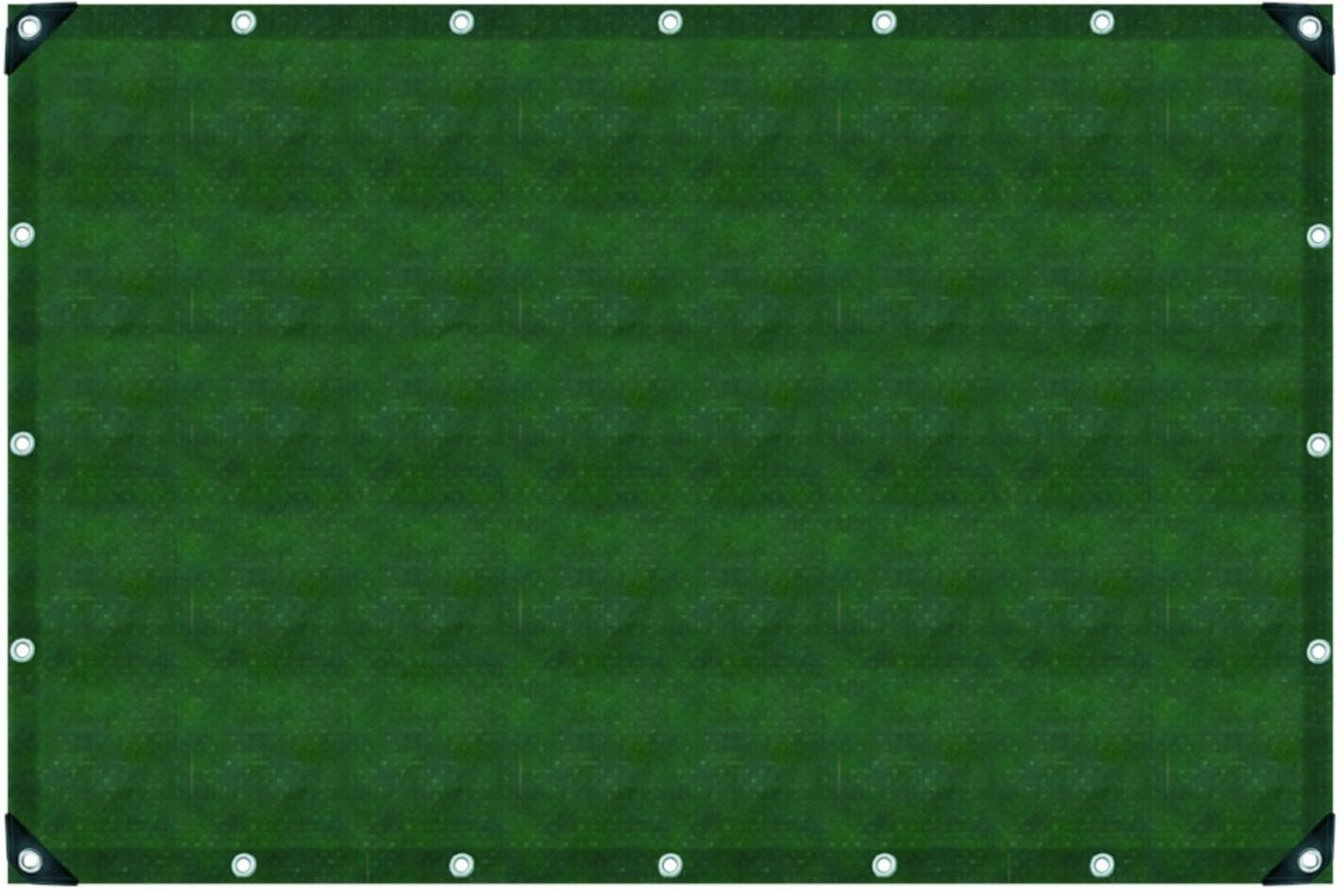 Gewebeplane oliv 6x8m UV-stabilis. Ösen 50 cm ; Jäger Direkt (91239)