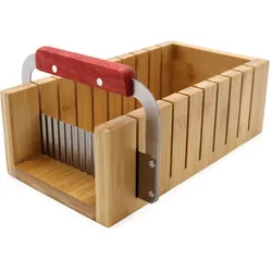 Wooden Soap Loaf Cutter Set - Wavy and Straight Cutter
