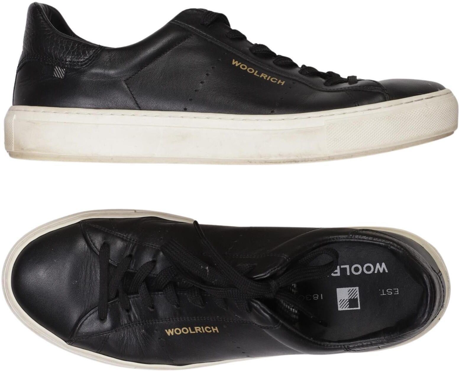 Woolrich Damen Sneaker, Schwarz, Gr. EU 41, Leder - Second Hand