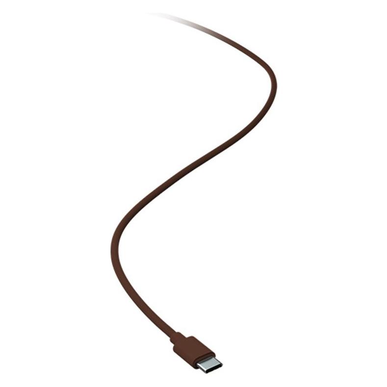 CHERRY xtrfy USB-C to USB-A keyboard cable, standard, braided - retro brown (USB 2.0) (CA-USBC-USBA-ST-BR-BROWN)