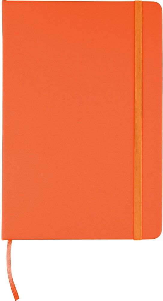 Carnet A5 avec couverture PU recyclé Eva orange