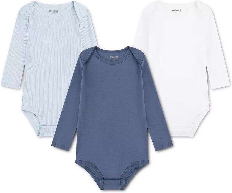 HUGGIES - Body, 3er-Pack, 18M, Blau