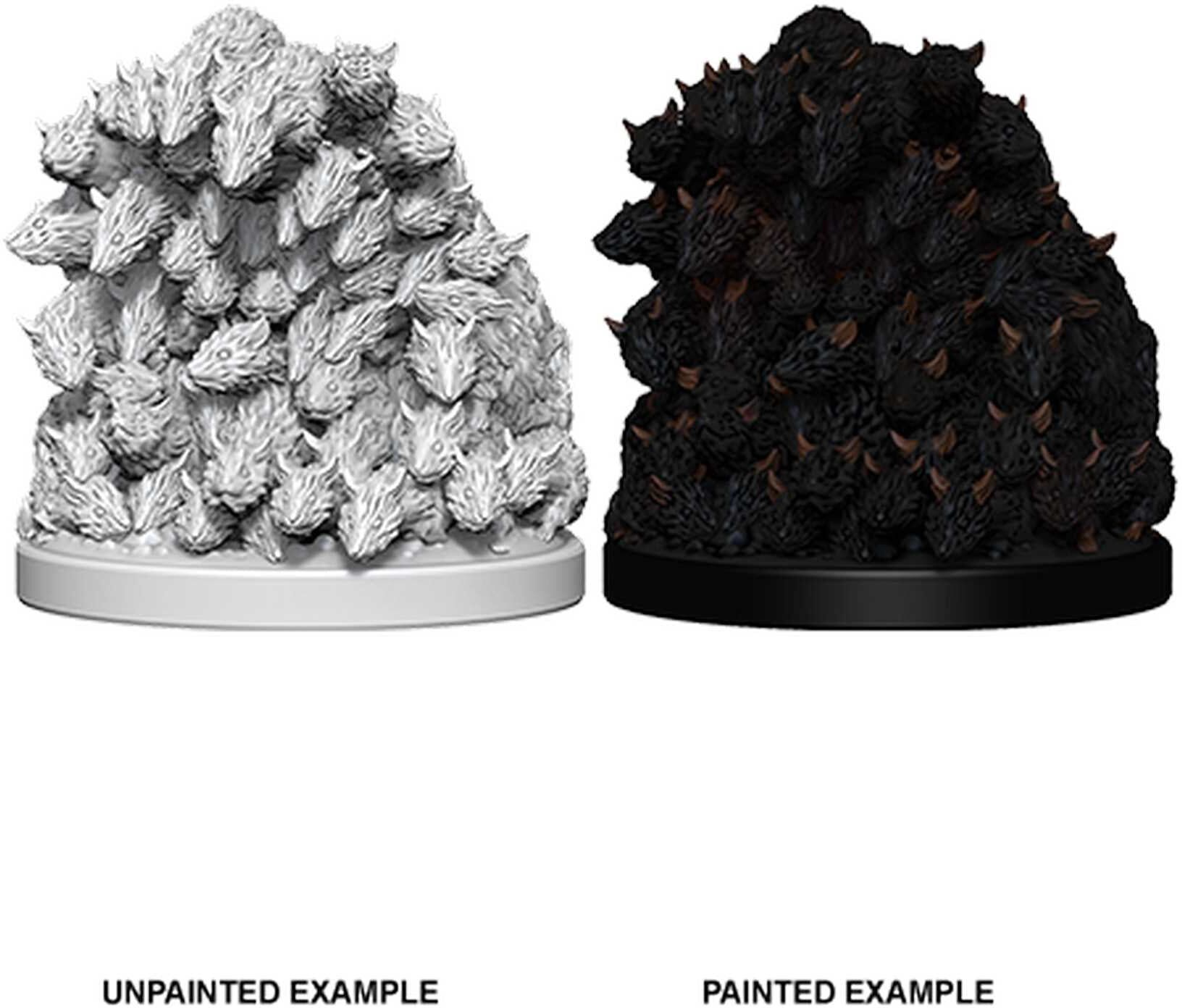 Wiz Kids LLC Swarm of Rats: Pathfinder Deep Cuts Unpainted Miniatures for Tabletop Roleplaying Games